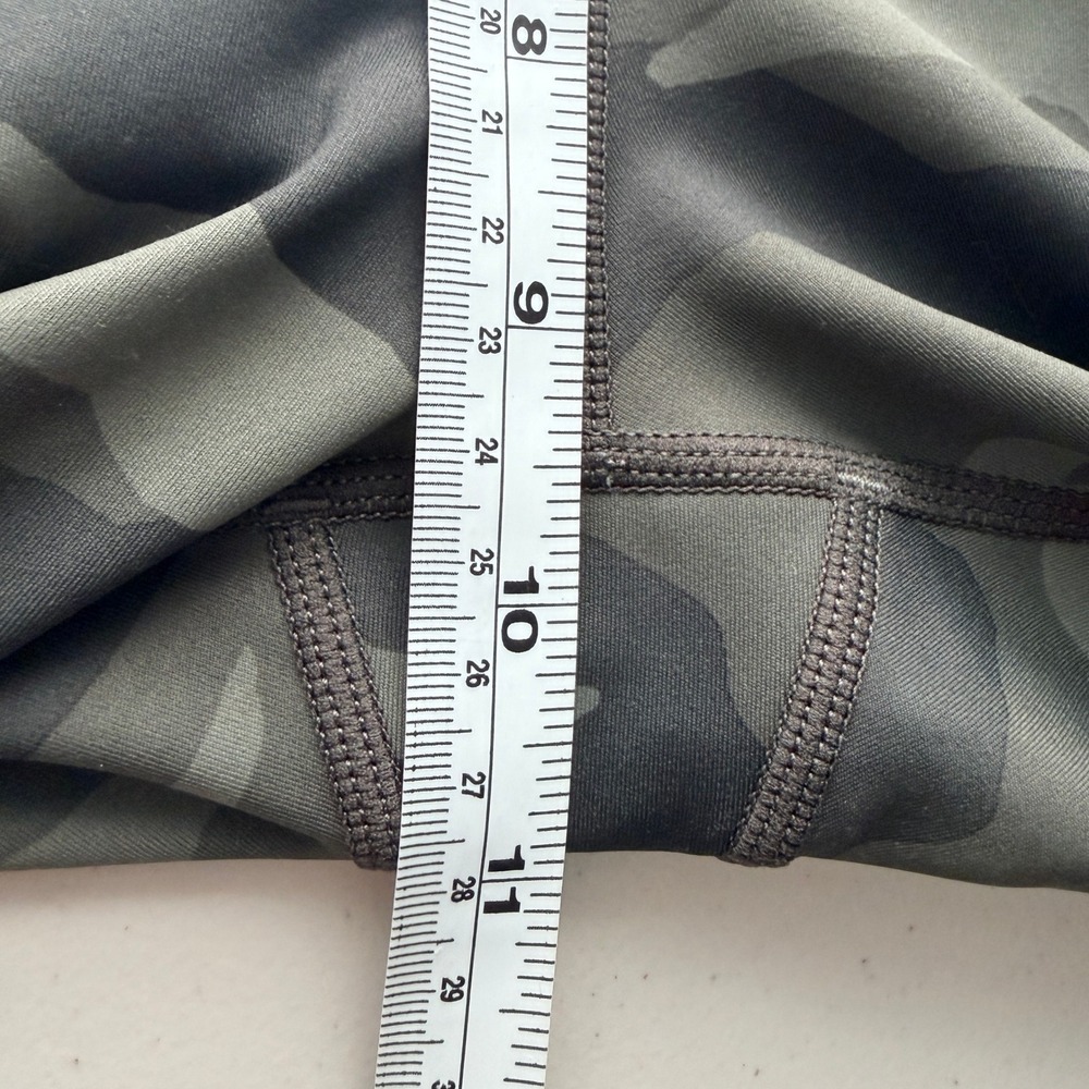 Athleta Camo High Rise Pocket Leggings Small Green Gray Camouflage - Picture 7 of 8